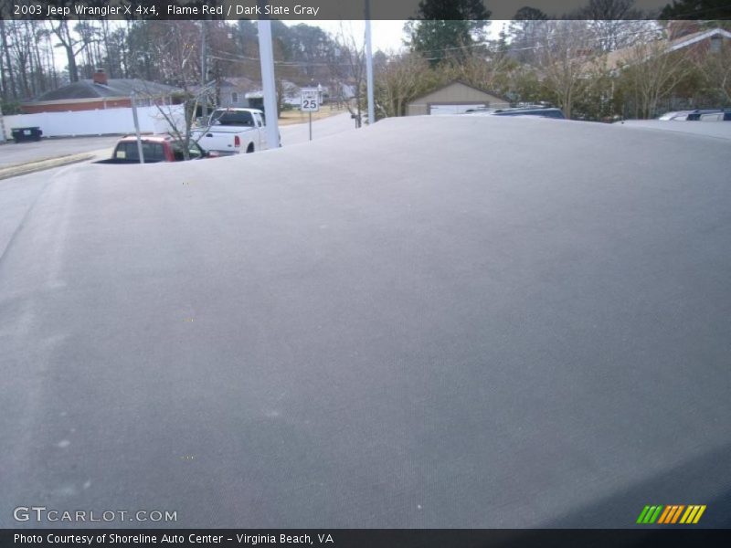 Flame Red / Dark Slate Gray 2003 Jeep Wrangler X 4x4