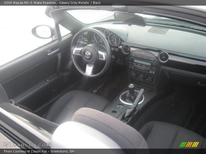 Galaxy Gray Metallic / Black 2006 Mazda MX-5 Miata Roadster
