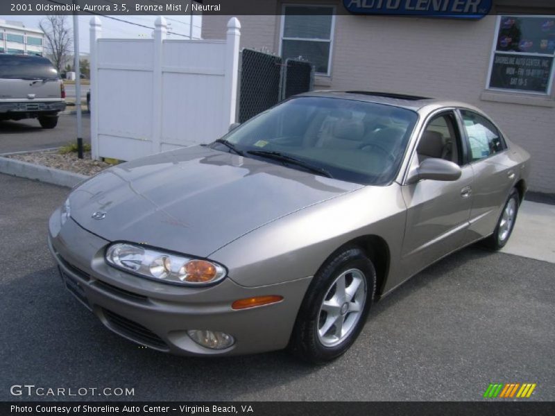 Bronze Mist / Neutral 2001 Oldsmobile Aurora 3.5