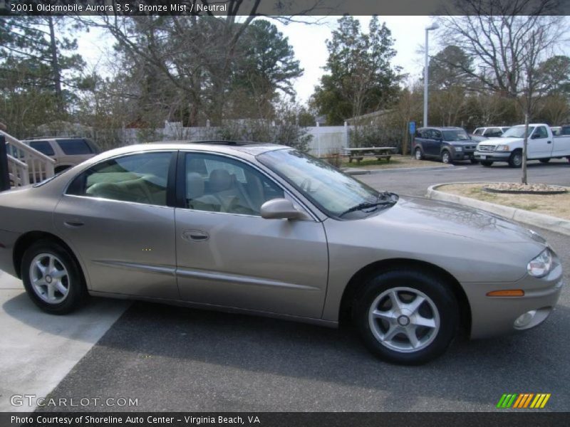 Bronze Mist / Neutral 2001 Oldsmobile Aurora 3.5