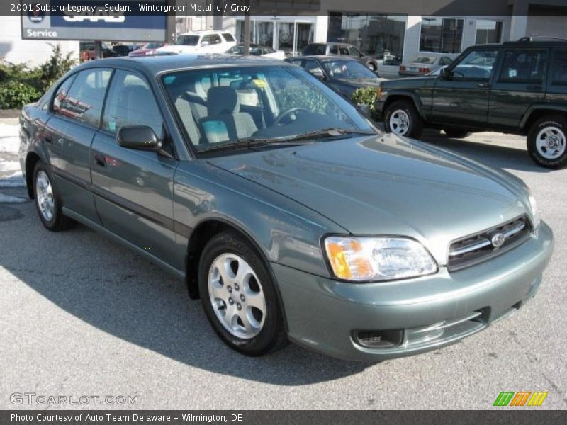 Wintergreen Metallic / Gray 2001 Subaru Legacy L Sedan