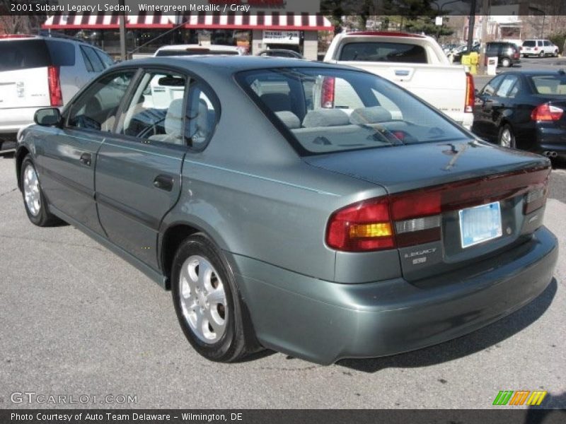 Wintergreen Metallic / Gray 2001 Subaru Legacy L Sedan