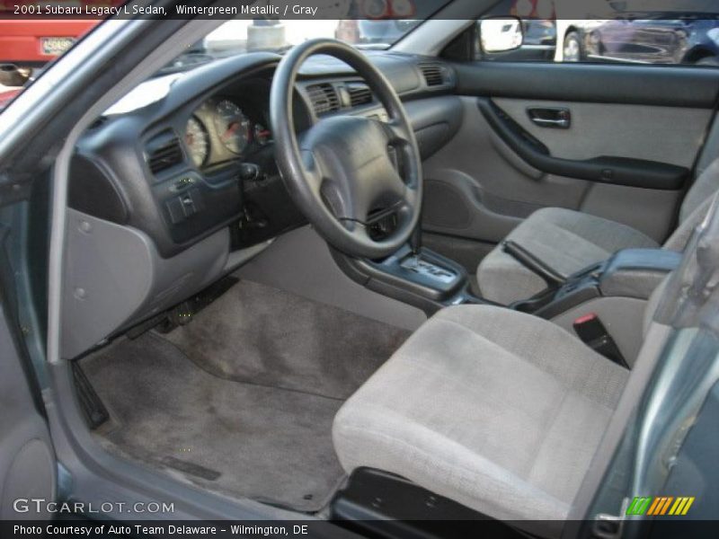 Wintergreen Metallic / Gray 2001 Subaru Legacy L Sedan