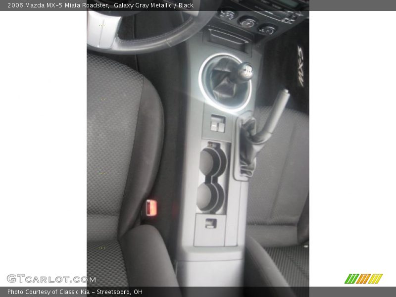Galaxy Gray Metallic / Black 2006 Mazda MX-5 Miata Roadster
