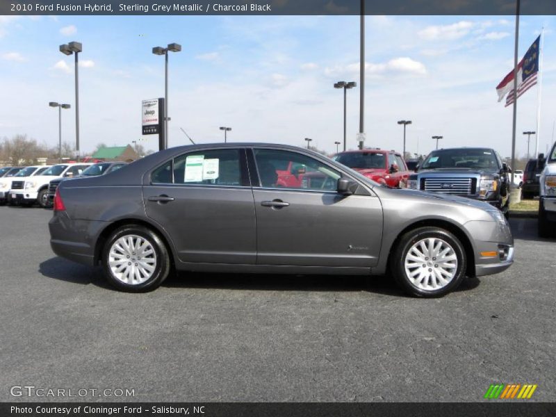 Sterling Grey Metallic / Charcoal Black 2010 Ford Fusion Hybrid