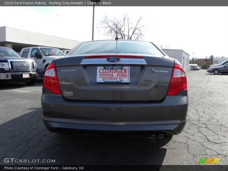 Sterling Grey Metallic / Charcoal Black 2010 Ford Fusion Hybrid
