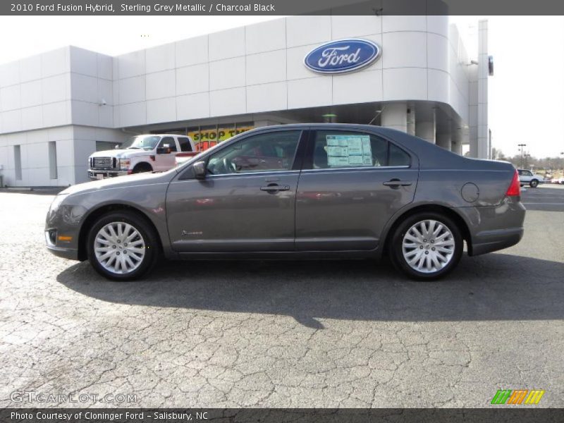 Sterling Grey Metallic / Charcoal Black 2010 Ford Fusion Hybrid