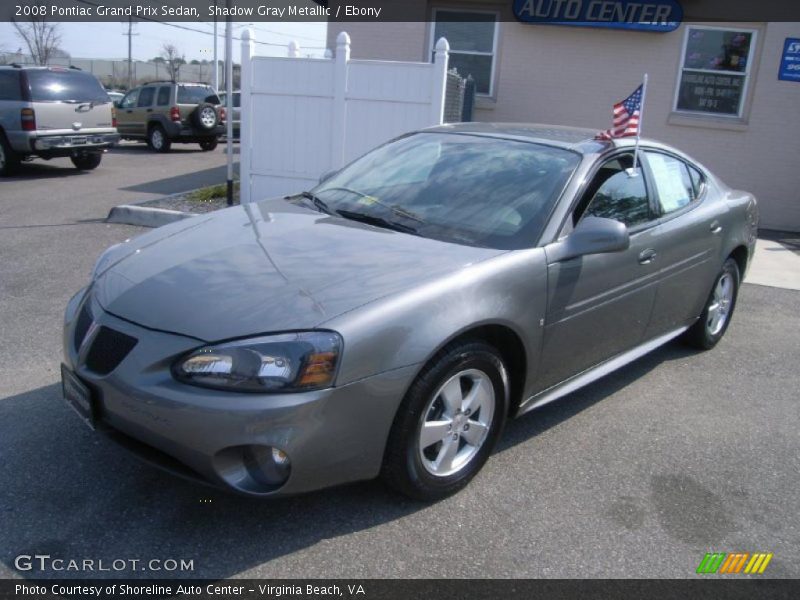 Shadow Gray Metallic / Ebony 2008 Pontiac Grand Prix Sedan
