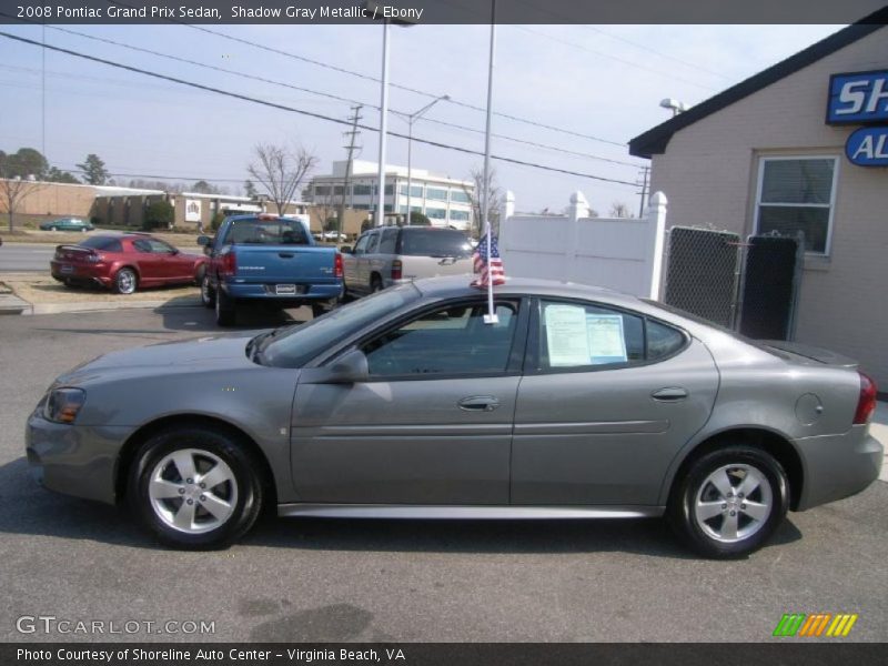 Shadow Gray Metallic / Ebony 2008 Pontiac Grand Prix Sedan