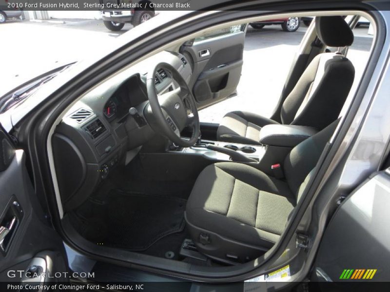 Sterling Grey Metallic / Charcoal Black 2010 Ford Fusion Hybrid