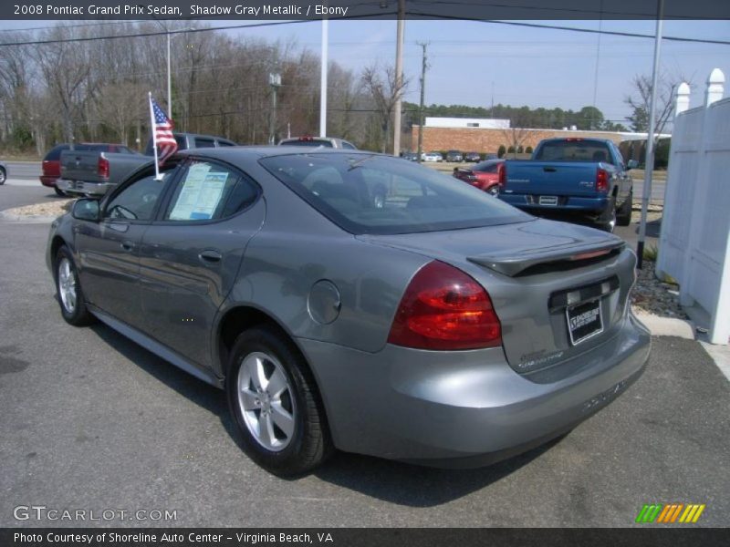 Shadow Gray Metallic / Ebony 2008 Pontiac Grand Prix Sedan