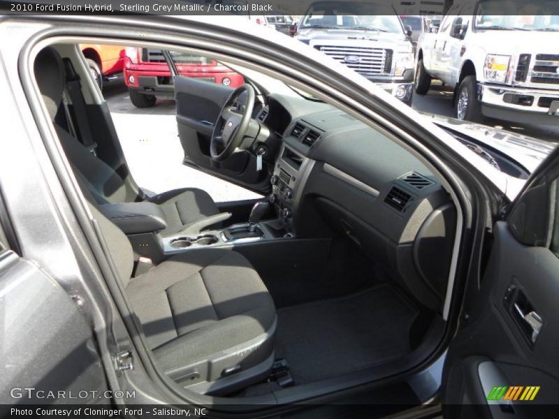 Sterling Grey Metallic / Charcoal Black 2010 Ford Fusion Hybrid