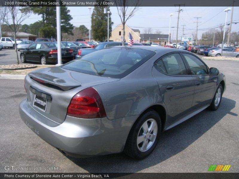 Shadow Gray Metallic / Ebony 2008 Pontiac Grand Prix Sedan