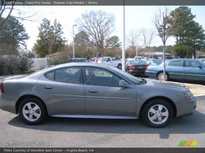 Shadow Gray Metallic / Ebony 2008 Pontiac Grand Prix Sedan