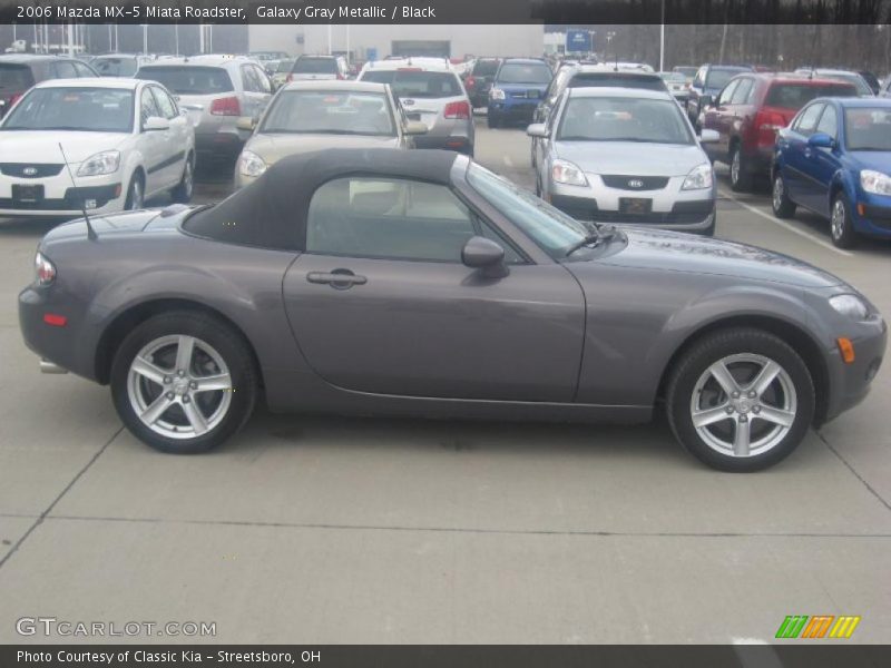 Galaxy Gray Metallic / Black 2006 Mazda MX-5 Miata Roadster