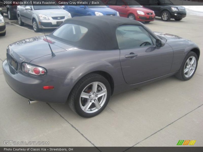 Galaxy Gray Metallic / Black 2006 Mazda MX-5 Miata Roadster
