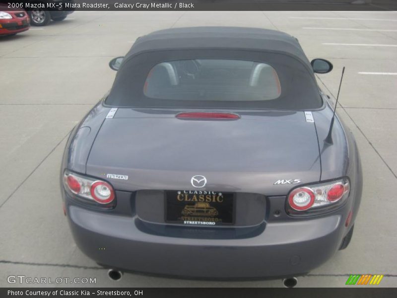 Galaxy Gray Metallic / Black 2006 Mazda MX-5 Miata Roadster