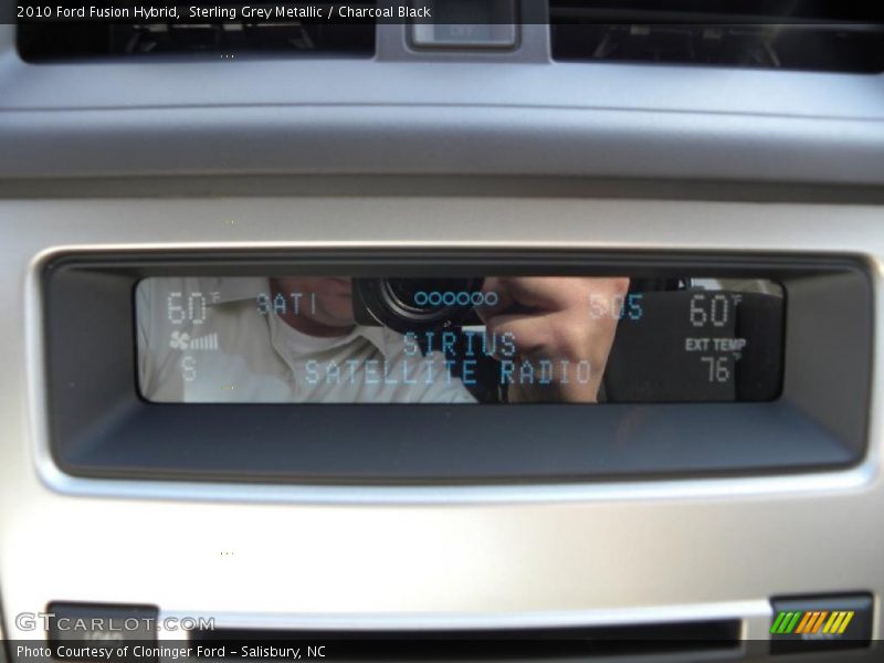 Sterling Grey Metallic / Charcoal Black 2010 Ford Fusion Hybrid