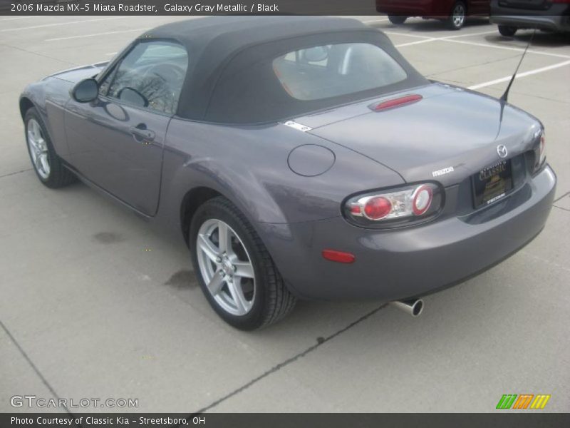 Galaxy Gray Metallic / Black 2006 Mazda MX-5 Miata Roadster
