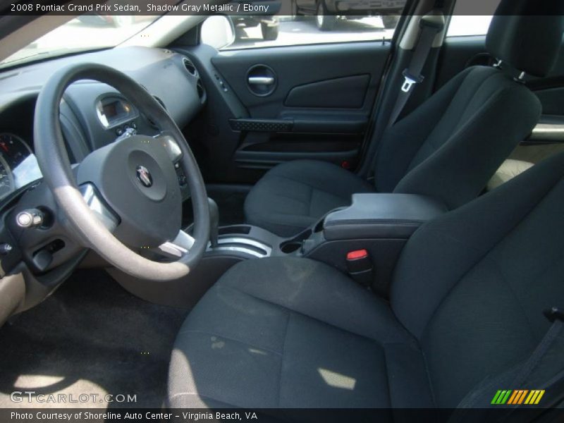 Shadow Gray Metallic / Ebony 2008 Pontiac Grand Prix Sedan