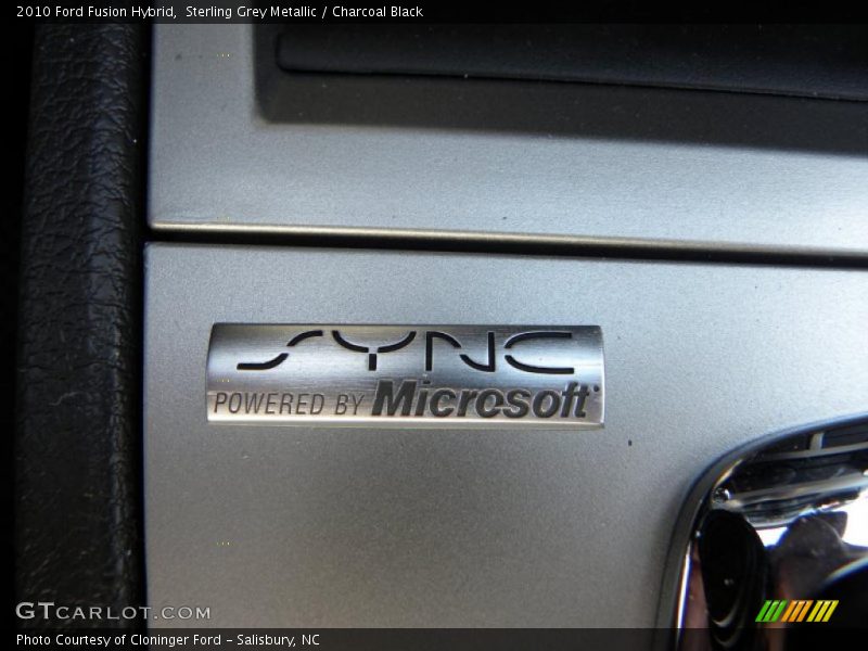 Sterling Grey Metallic / Charcoal Black 2010 Ford Fusion Hybrid