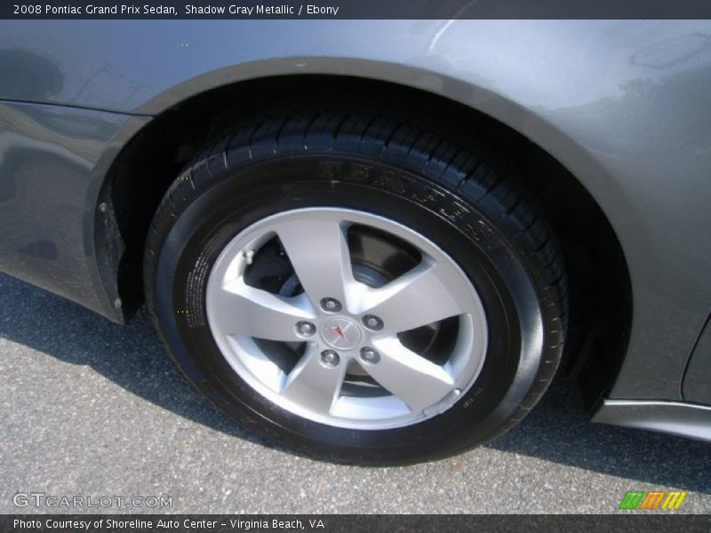 Shadow Gray Metallic / Ebony 2008 Pontiac Grand Prix Sedan