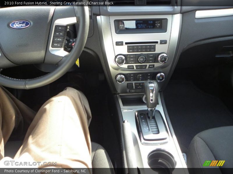 Sterling Grey Metallic / Charcoal Black 2010 Ford Fusion Hybrid