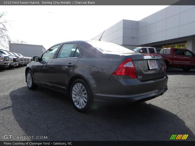 Sterling Grey Metallic / Charcoal Black 2010 Ford Fusion Hybrid