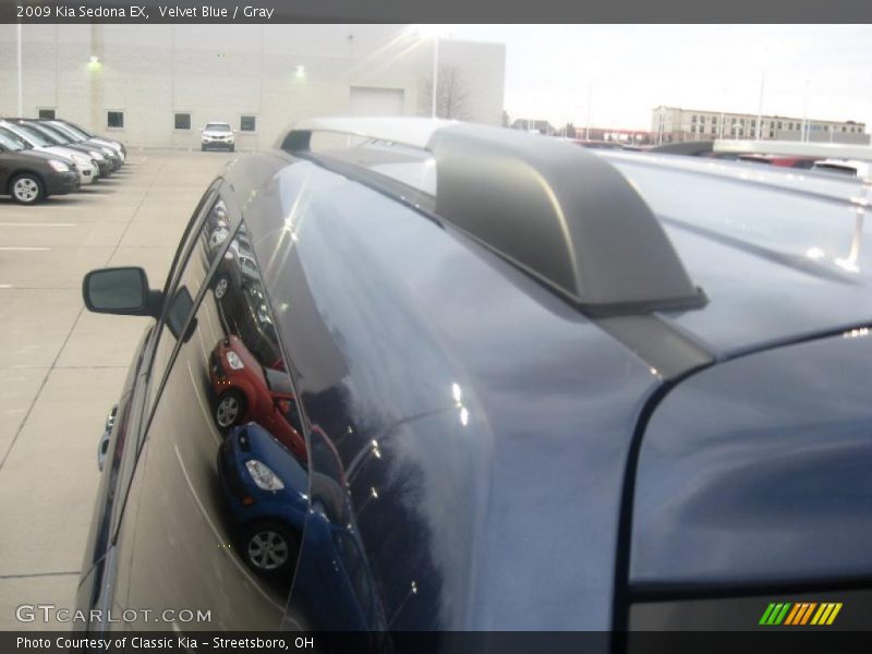 Velvet Blue / Gray 2009 Kia Sedona EX