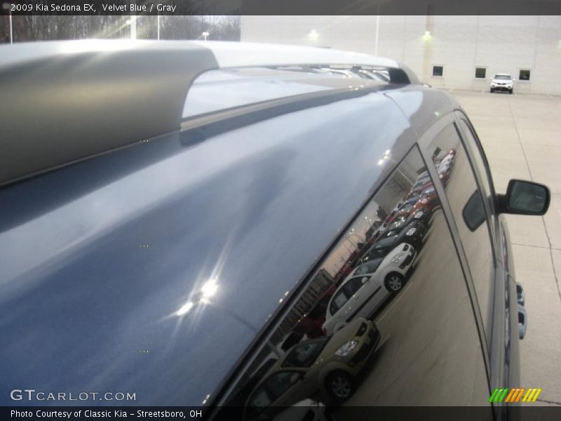 Velvet Blue / Gray 2009 Kia Sedona EX