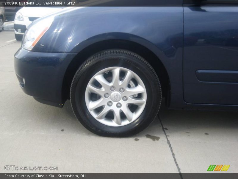 Velvet Blue / Gray 2009 Kia Sedona EX
