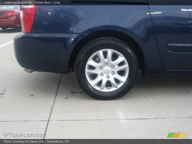 Velvet Blue / Gray 2009 Kia Sedona EX