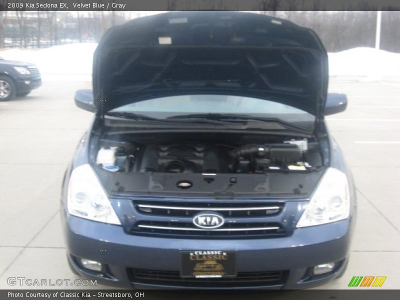 Velvet Blue / Gray 2009 Kia Sedona EX