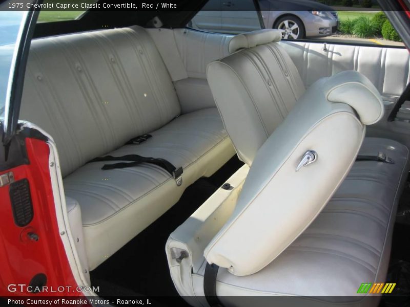 Rear Seat of 1975 Caprice Classic Convertible