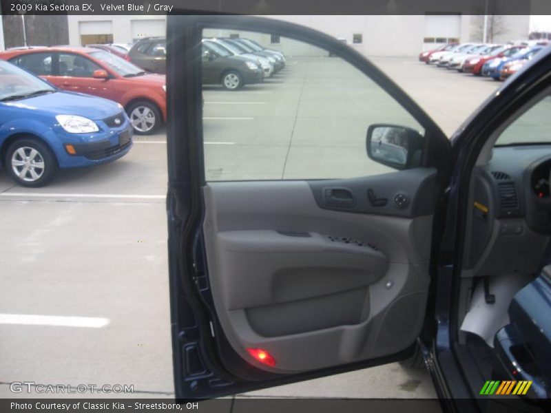 Velvet Blue / Gray 2009 Kia Sedona EX