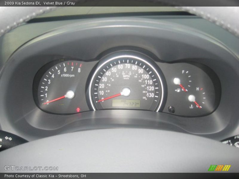 Velvet Blue / Gray 2009 Kia Sedona EX