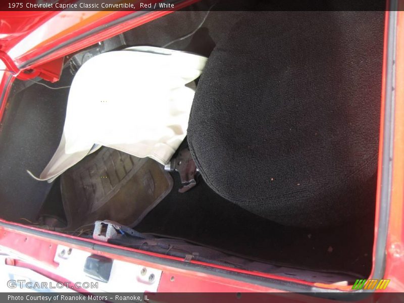Red / White 1975 Chevrolet Caprice Classic Convertible