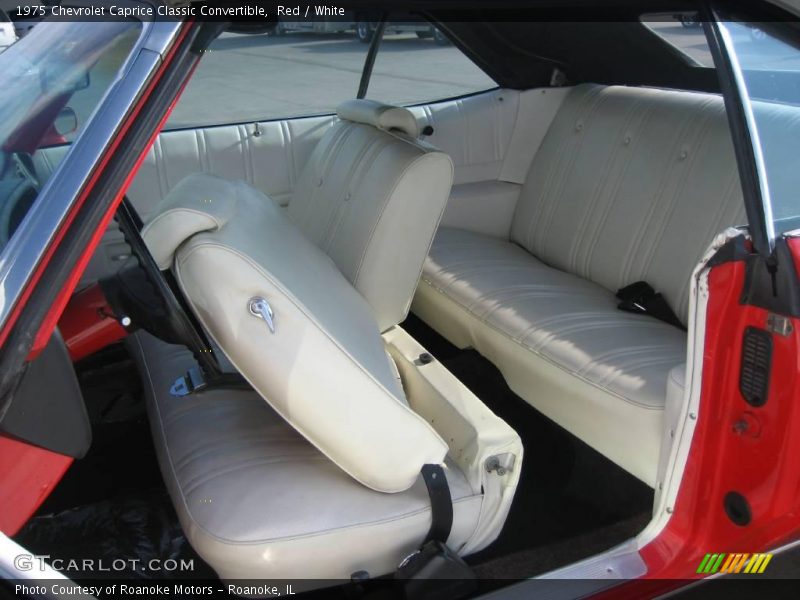Rear Seat of 1975 Caprice Classic Convertible