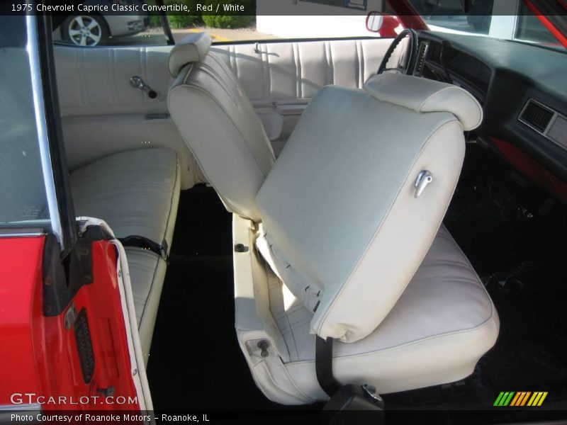 Front Seat of 1975 Caprice Classic Convertible
