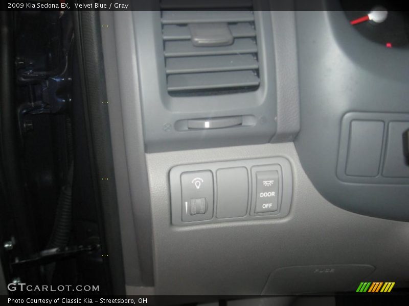 Velvet Blue / Gray 2009 Kia Sedona EX