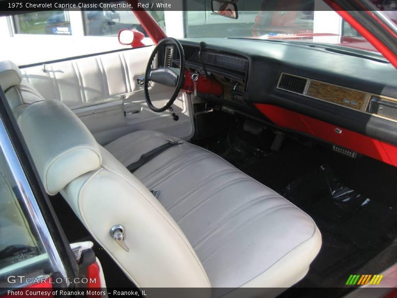 Front Seat of 1975 Caprice Classic Convertible