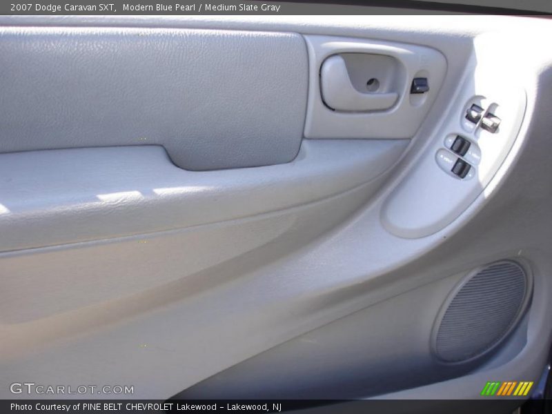 Modern Blue Pearl / Medium Slate Gray 2007 Dodge Caravan SXT