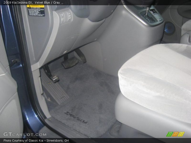 Velvet Blue / Gray 2009 Kia Sedona EX