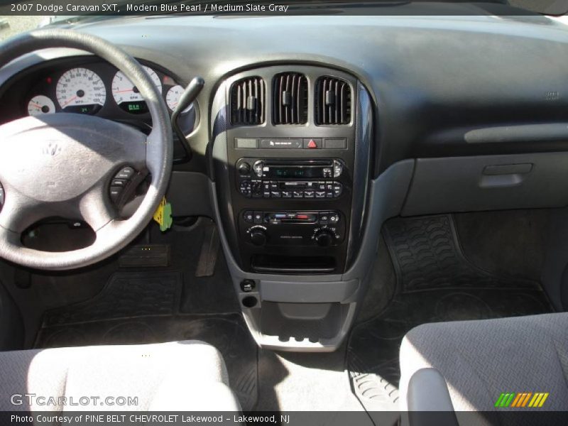 Modern Blue Pearl / Medium Slate Gray 2007 Dodge Caravan SXT