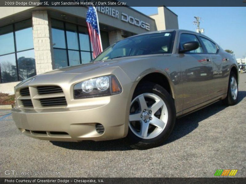 Light Sandstone Metallic / Dark Slate Gray 2009 Dodge Charger SE