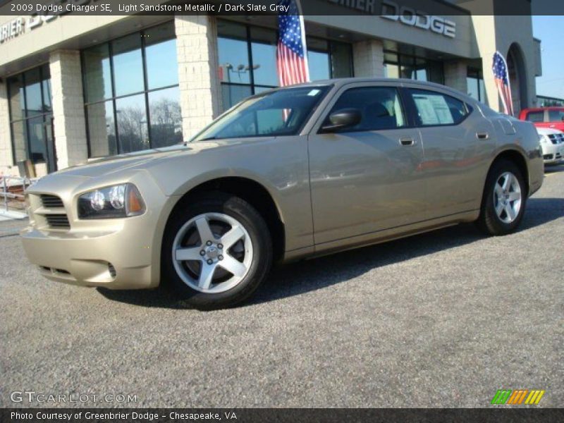 Light Sandstone Metallic / Dark Slate Gray 2009 Dodge Charger SE
