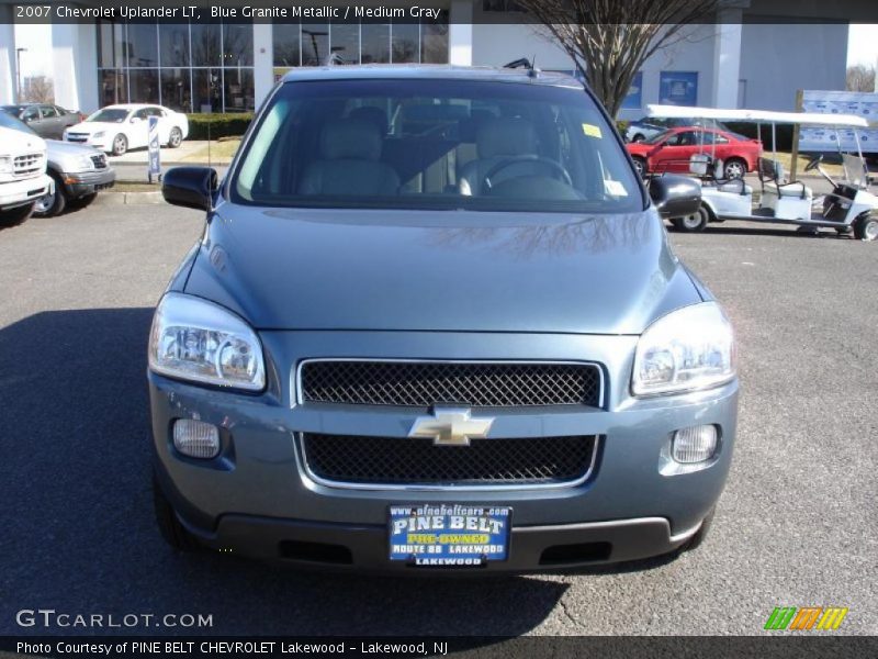 Blue Granite Metallic / Medium Gray 2007 Chevrolet Uplander LT
