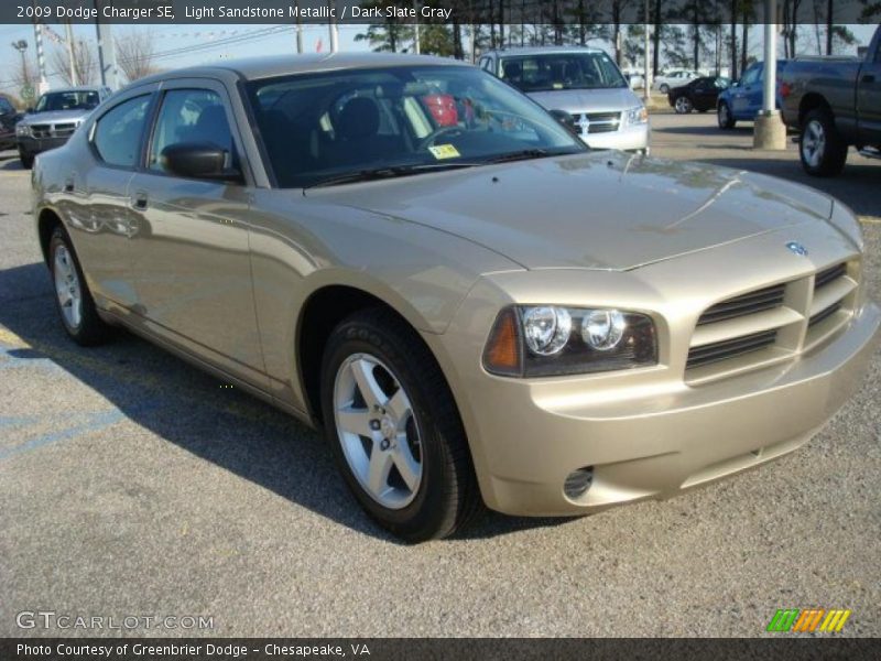 Light Sandstone Metallic / Dark Slate Gray 2009 Dodge Charger SE