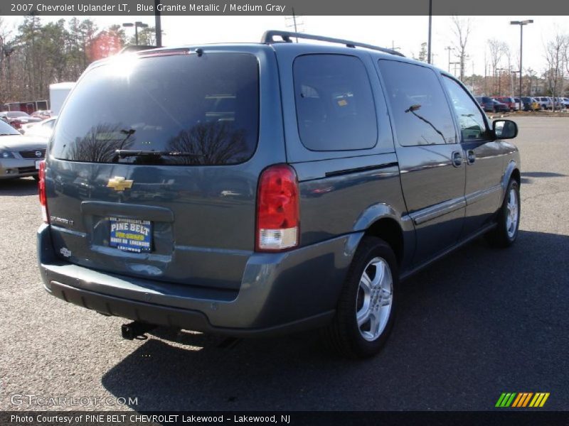 Blue Granite Metallic / Medium Gray 2007 Chevrolet Uplander LT