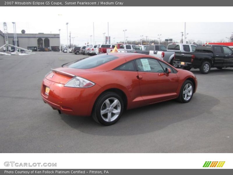 Sunset Pearlescent / Medium Gray 2007 Mitsubishi Eclipse GS Coupe